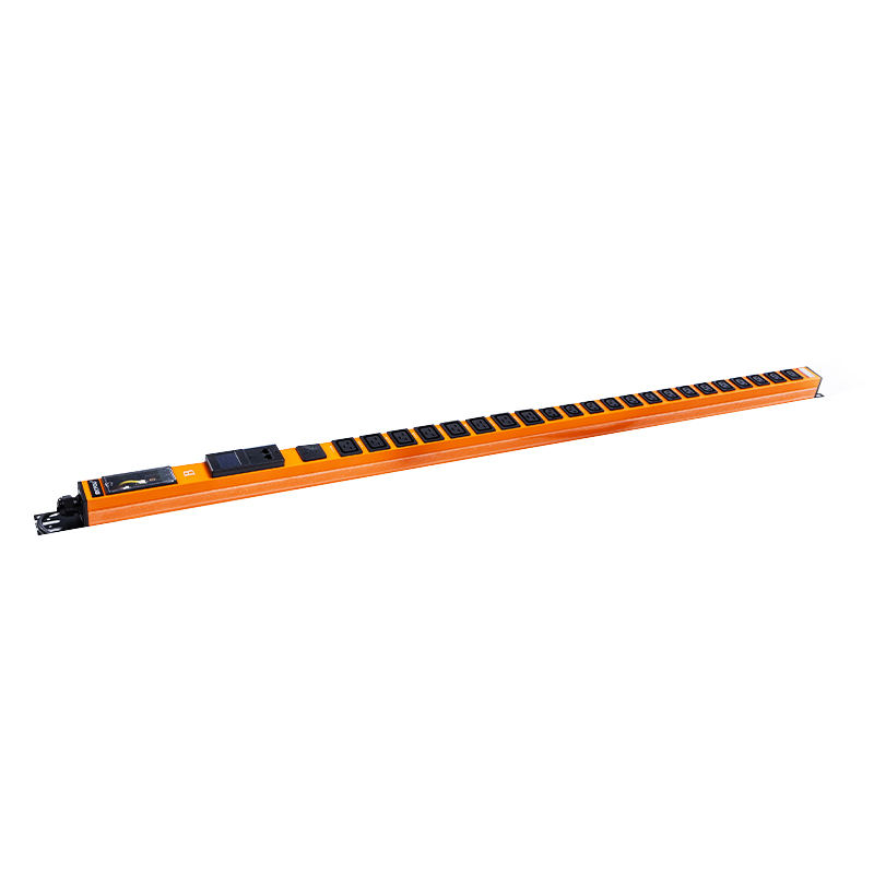 22 uitgangen IEC C13 IEC C19 1,5U overspanningsbeveiliging PDU Verticale installatie Hot-swappable RS485 uitgerust met meter rack-PDU