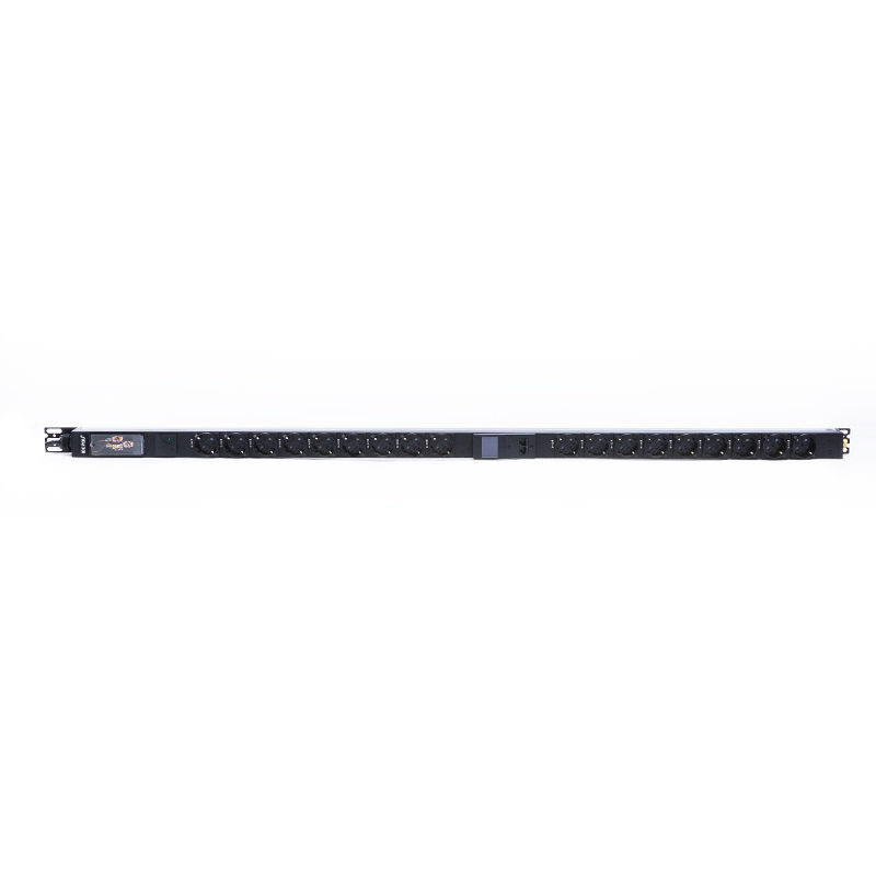 18 stopcontacten Duitsland 1U overspanningsbeveiliging Hot-swappable RS485 rack-PDU met meter